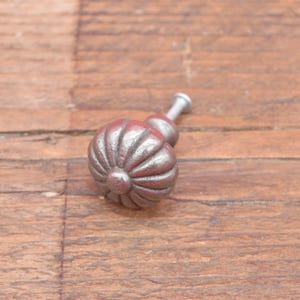 The Pumpkin Ridged - cast iron Drawer Knob
