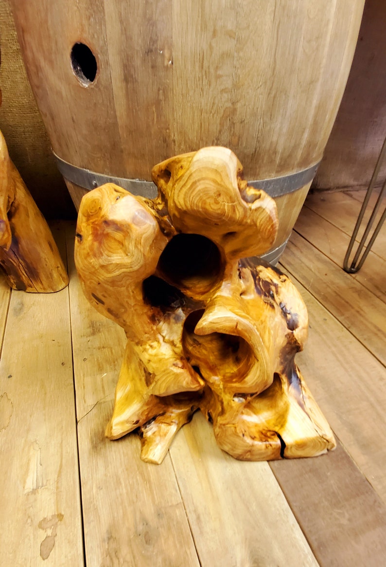 Reclaimed wood 4 Wine Bottle Holder Etsy