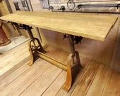 The Draughtsman Table - Vintage Industrial, Antique Iron