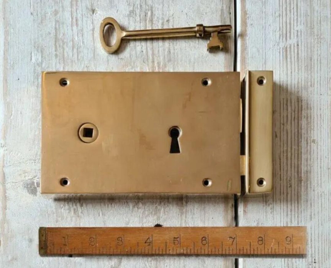 Rim Lever Lock Set SOLID BRASS - Left & Right Hand Available - Etsy