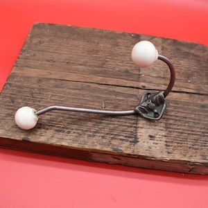 Ceramic Ball - Rosette Hat & Coat Hook, 6 options