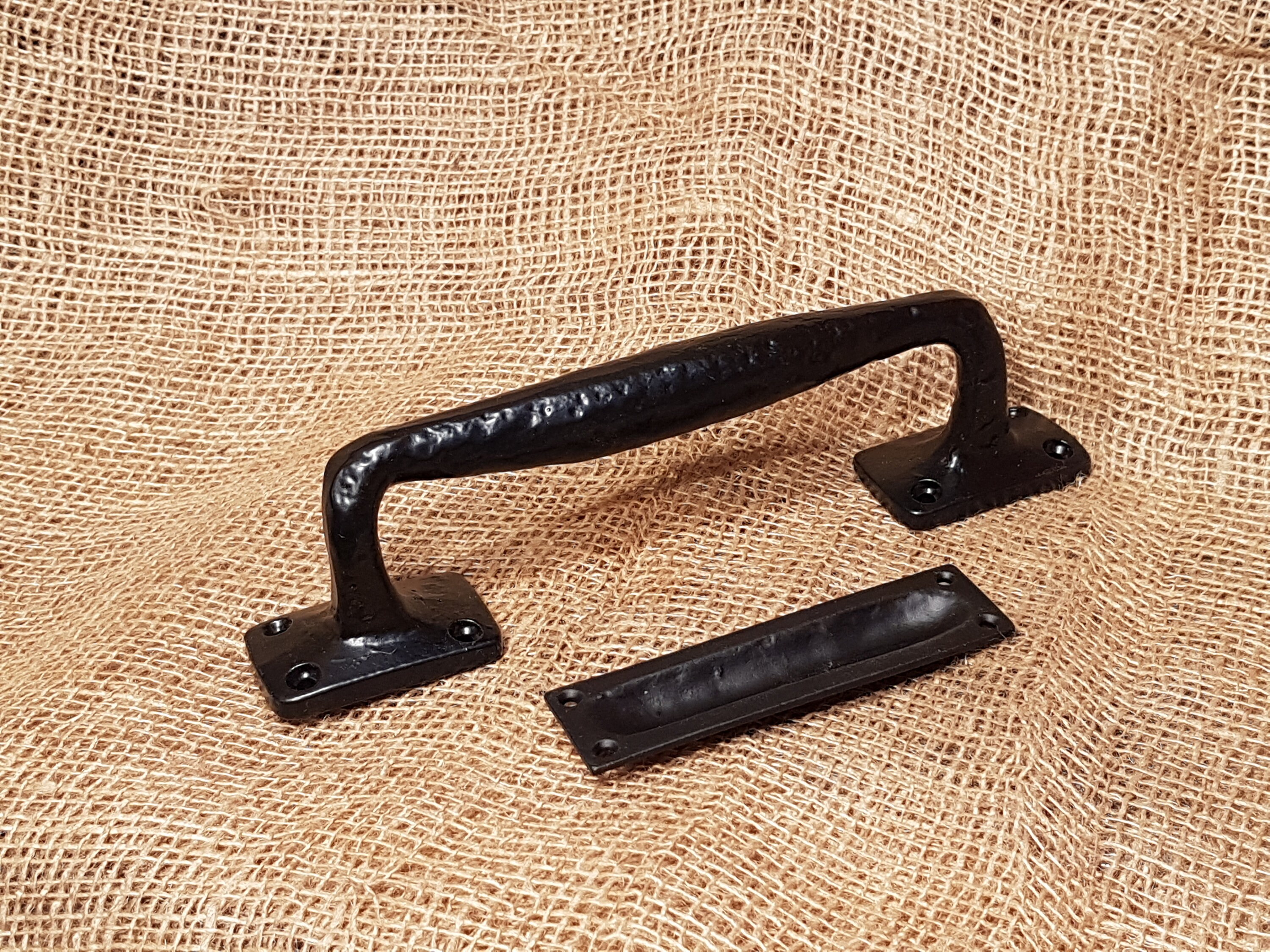 Heavy Duty Barn Door Handle with inset flush pull handle in Etsy