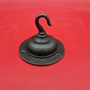 Cast Iron Round Chandelier Ceiling Cup Flange with hook