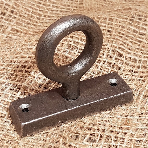 Eye Loop Hook Antique Iron Strong Etsy Canada