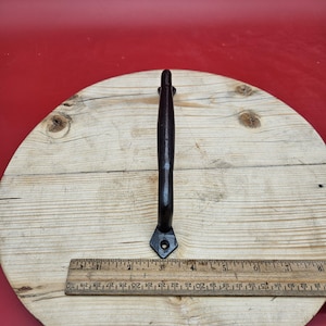 Door Pull Handle - Diamond End cast Iron