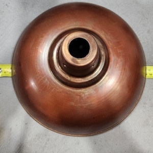 Pendant 10.5&quot; Copper Shade: # 1 Polished Copper, #2 Factory Copper # 3 Traditional #4 Kitchen Petrol, #5 Mellow Yelllow