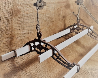 Victorian Clothes Airer  4 Slot 14", Metal components only (No wood slats)