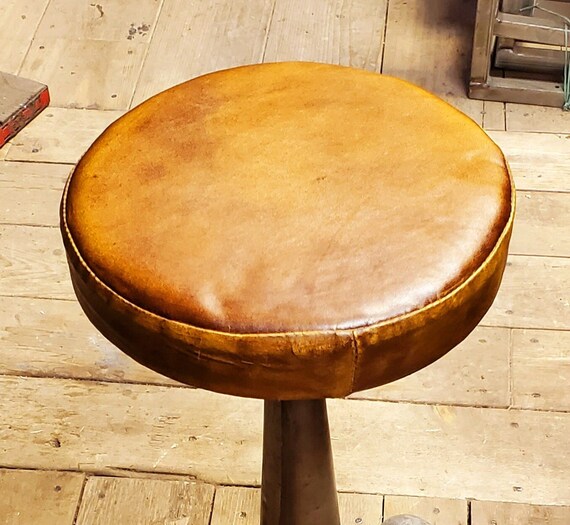 Leather Seat Top for Stools Etsy