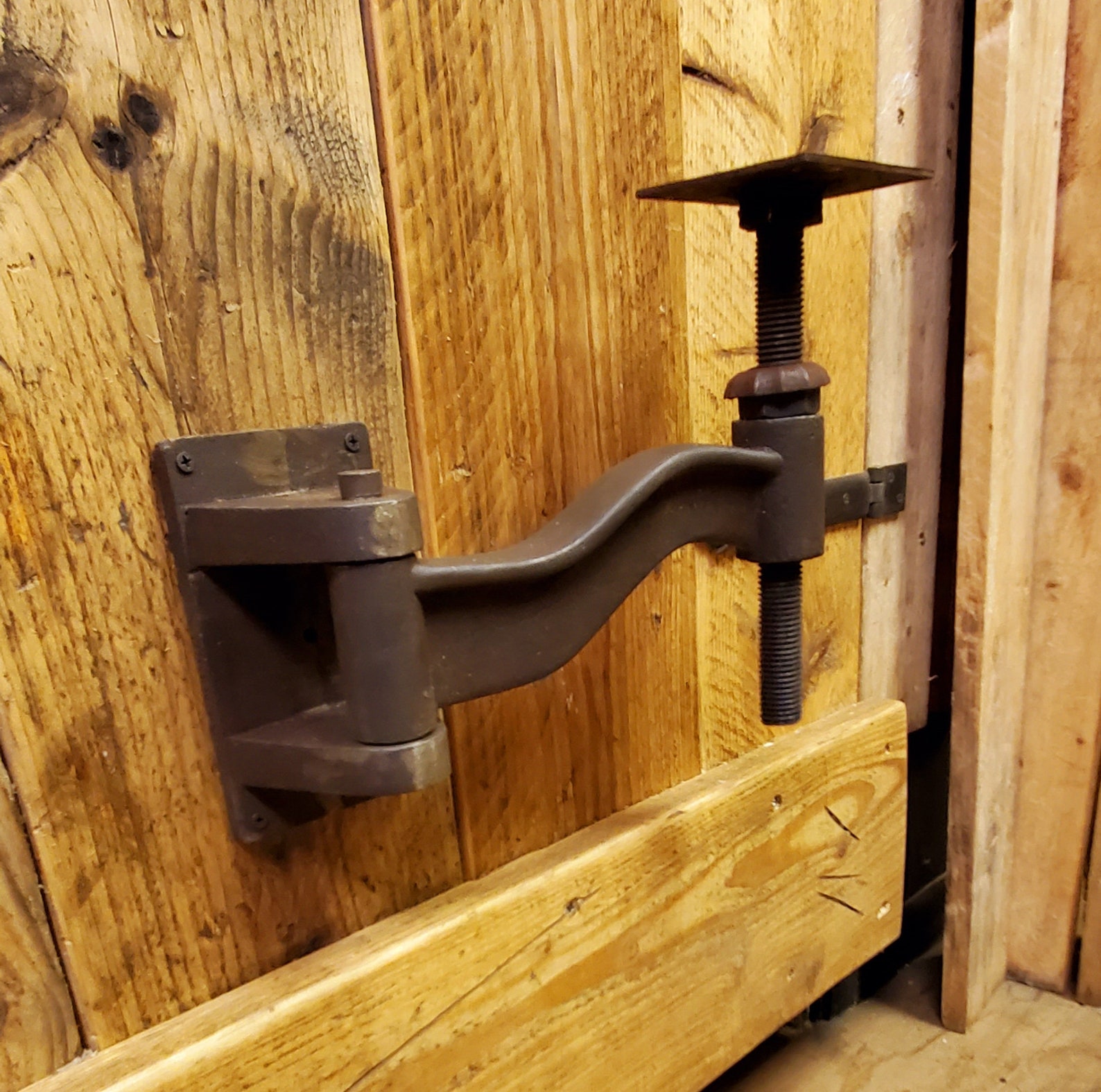 The Darius Side Swing Stool Bracket With Seat Top Etsy