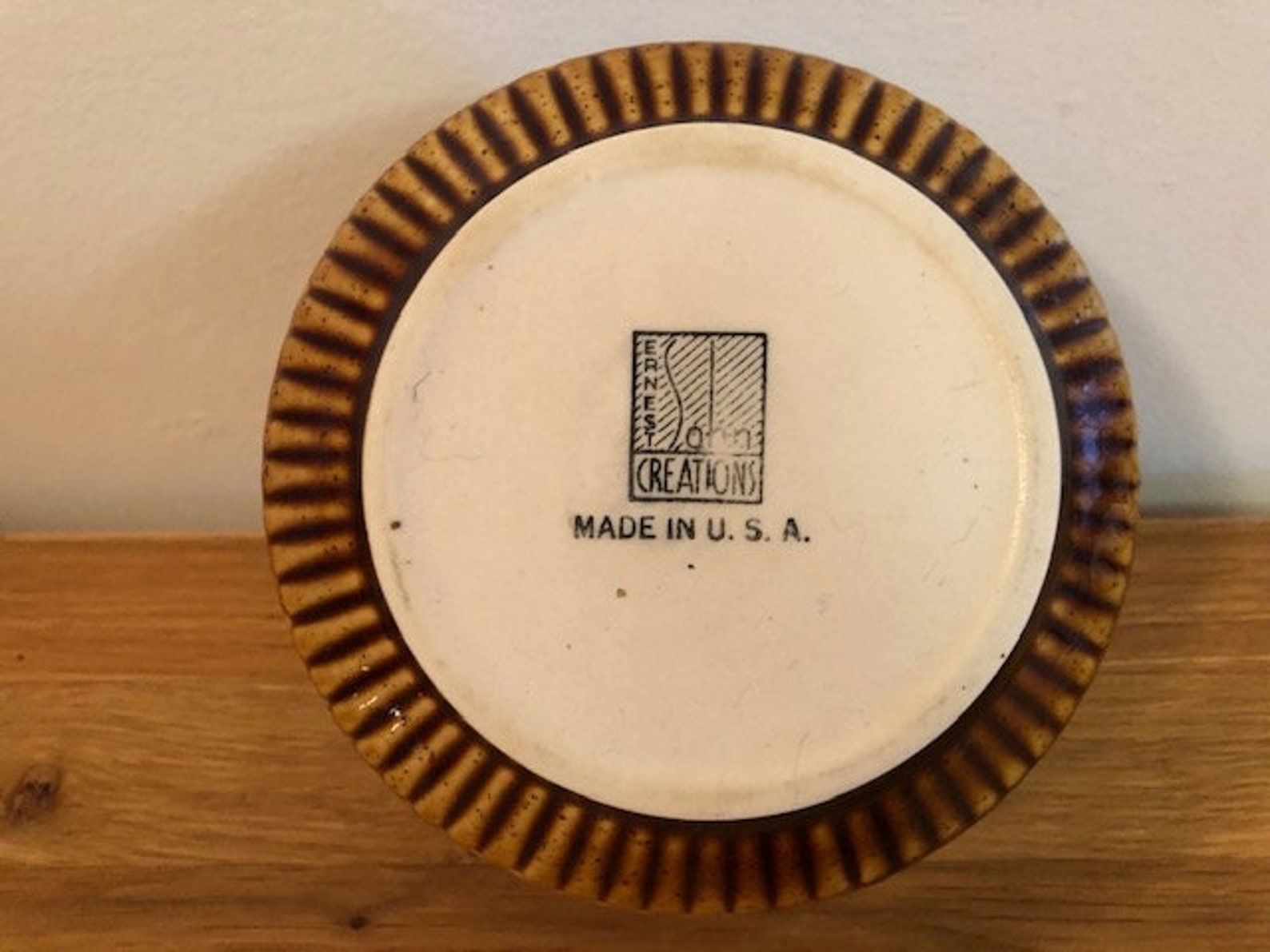 Ernest Sohn Vintage Pottery Dish With Lid Etsy