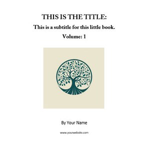 KDP 8.5x8.5&quot; Book Interior Template
