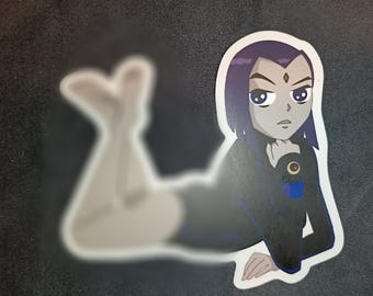 Adult Raven 3" Dye Cut Sticker Free Shipping