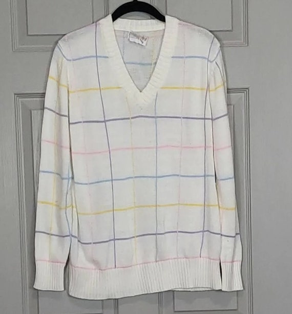 Vintage 80s Quantum! Sportswear LTD. Windowpane Pa