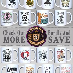 Funny Ralph Waldo Emerson Coffee Mug, Be Silly Quote, Literary Gift image 9