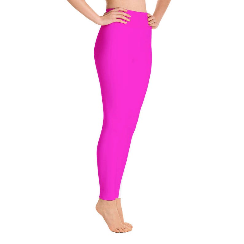 Breast Cancer Think Pink Yoga LeggingsCapri Yoga Pants Sport Etsy