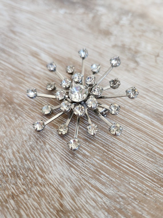 Dazzling Vintage Midcentury Atomic Starburst Rhine