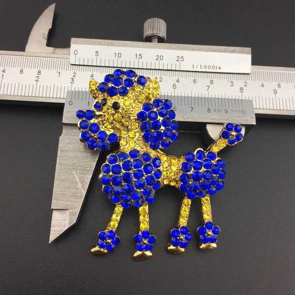 Cyndi Poodle Brooch