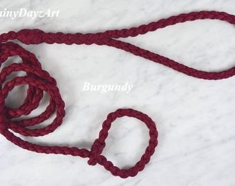 Non-Metal Paracord Dog Slip Leash, TSA Approved Metal-Free Airport Lead, Travel Leash