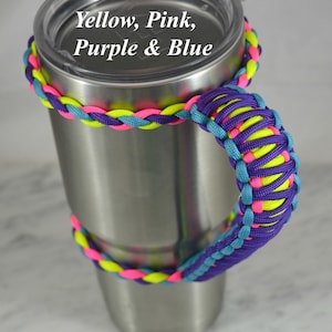 30oz YETI Paracord Handle, Reversible Tumbler Handle, Stocking Stuffers