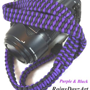 Handmade Paracord DSLR Camera Strap: Trilobite Bar Weave