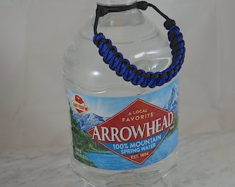Paracord Water Jug Handle, One Gallon Water Jug Handle, Paracord Slip Knot Water Bottle Holder