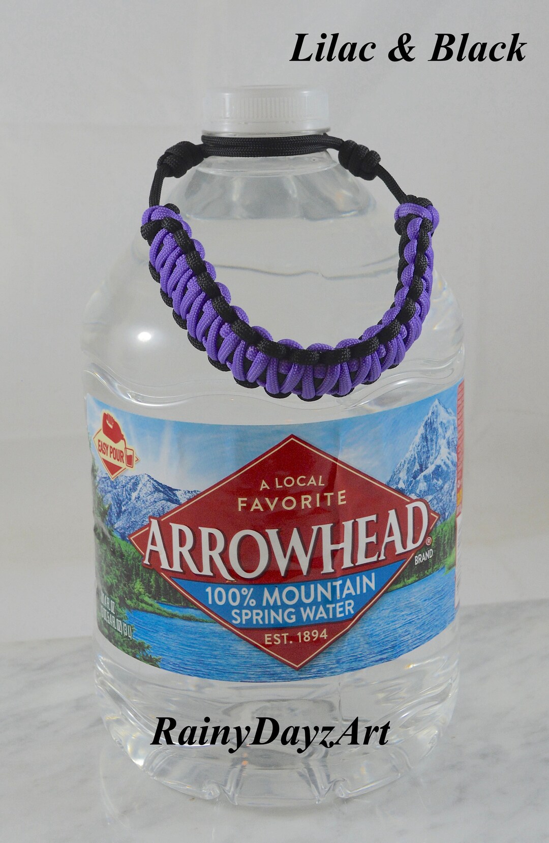 Paracord Water Jug Handle, One Gallon Water Jug Handle, Paracord Slip