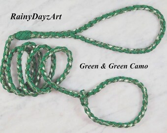 Non-Metal Slip Leash, TSA Approved Airport Travel Lead, Paracord Dog Gear, Lightweight
