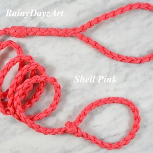 Non-Metal Paracord Dog Slip Leash, TSA Approved Metal-Free Airport Lead, Travel Leash