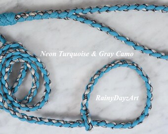 Non-Metal Slip Leash, TSA Approved Airport Travel Lead, Paracord Dog Gear, Lightweight