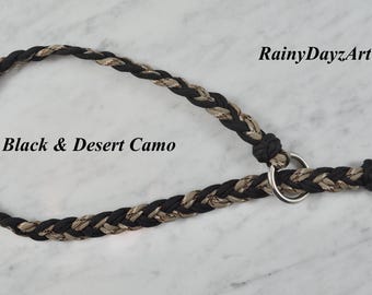 Paracord Slip Collar, Dog Training Collar