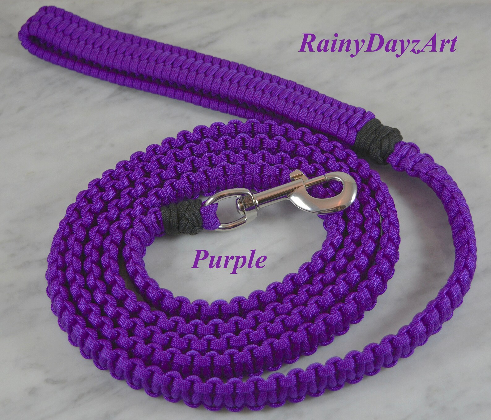 Paracord Dog Leash 4 8 Foot Dog Leash Service Dog Leash Etsy