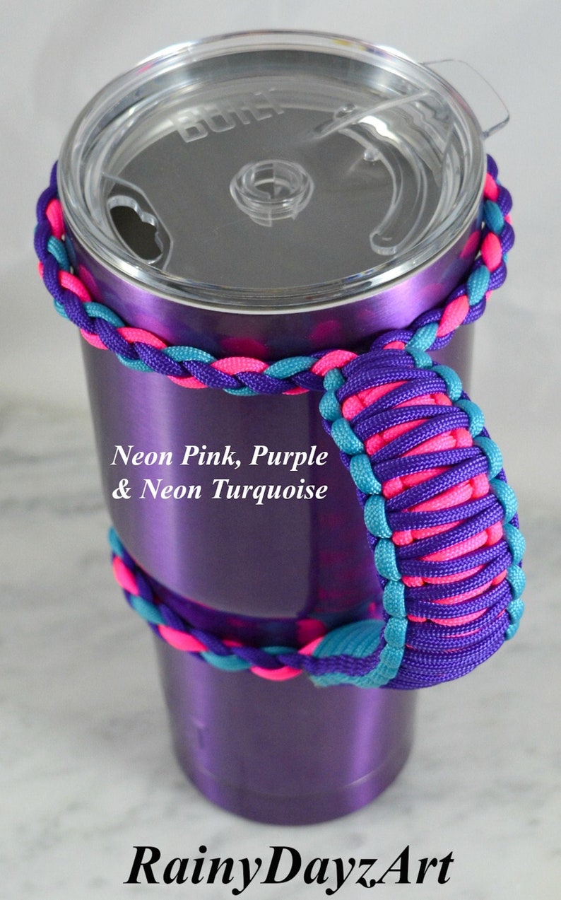 30 Oz. Tumbler Handle Built Tumbler Cup Handle YETI Paracord Etsy