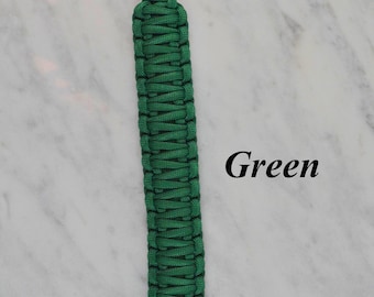 Dog Retrieval Tab, Green Paracord Dog Mobility Aid, Drawer/Refrigerator Door Pull