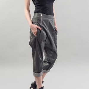 Jogginghose/Lockere Hose/Drop Crotch Hose/Muschelhose/Haremshose/Extravagante Jeanshose/Unisexhose/Reißverschlusshose/F1817