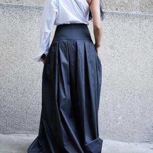 XXL XXXL Skirt/long Skirt/maxi Skirt/lovely Black Skirt/high Low Waist ...