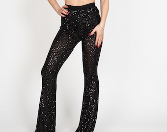 Sequin Trousers - Etsy