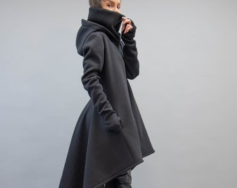 cowl neck peacoat