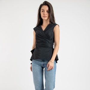 Taffeta blouse Etsy Espana