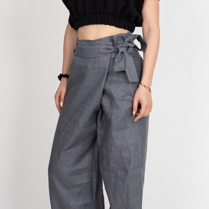 Palazzo Pants, High Waist Pants, Wide Leg Pants, Women Pants, Wool