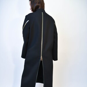 Patch Pocket Coat/Long Wool Coat/All Season Collar Coat/Straight Cut Coat/Trench Coat/Minimalist Coat/Zipper Coat/Oversized Coat/F1971