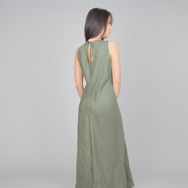 Linen Dress - Etsy