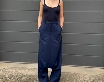 Elegant Loose Fit Women Pants: Harem Skirt-Trousers/F5105