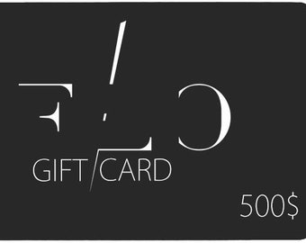 Carte-cadeau de 500 dollars/carte-cadeau FloAtelier/Noël présent/carte-cadeau de Noël/cadeau de Noël/ carte-cadeau d’anniversaire/carte-cadeau électronique par FloAtelier