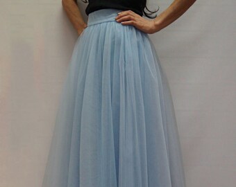 トリートユアセルフ　volume tull long skirt treatürself volume frill tulle skirt