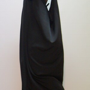 Black Kaftan/asymmetrical Tunic/maxi Black Dress/black Casual Kaftan ...