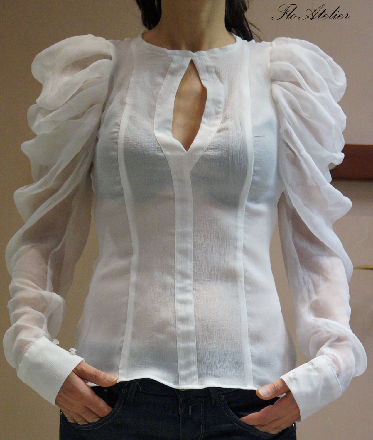 Shirt Silk White