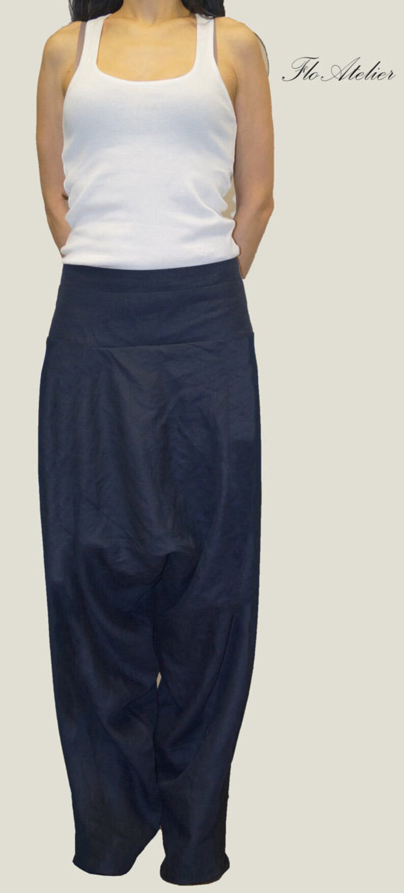 linen harem pants