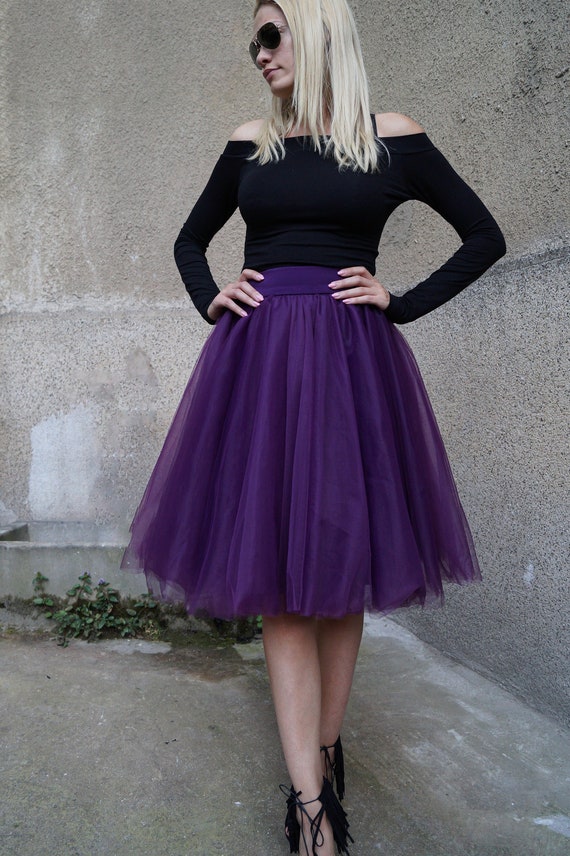 jupe en tulle courte femme