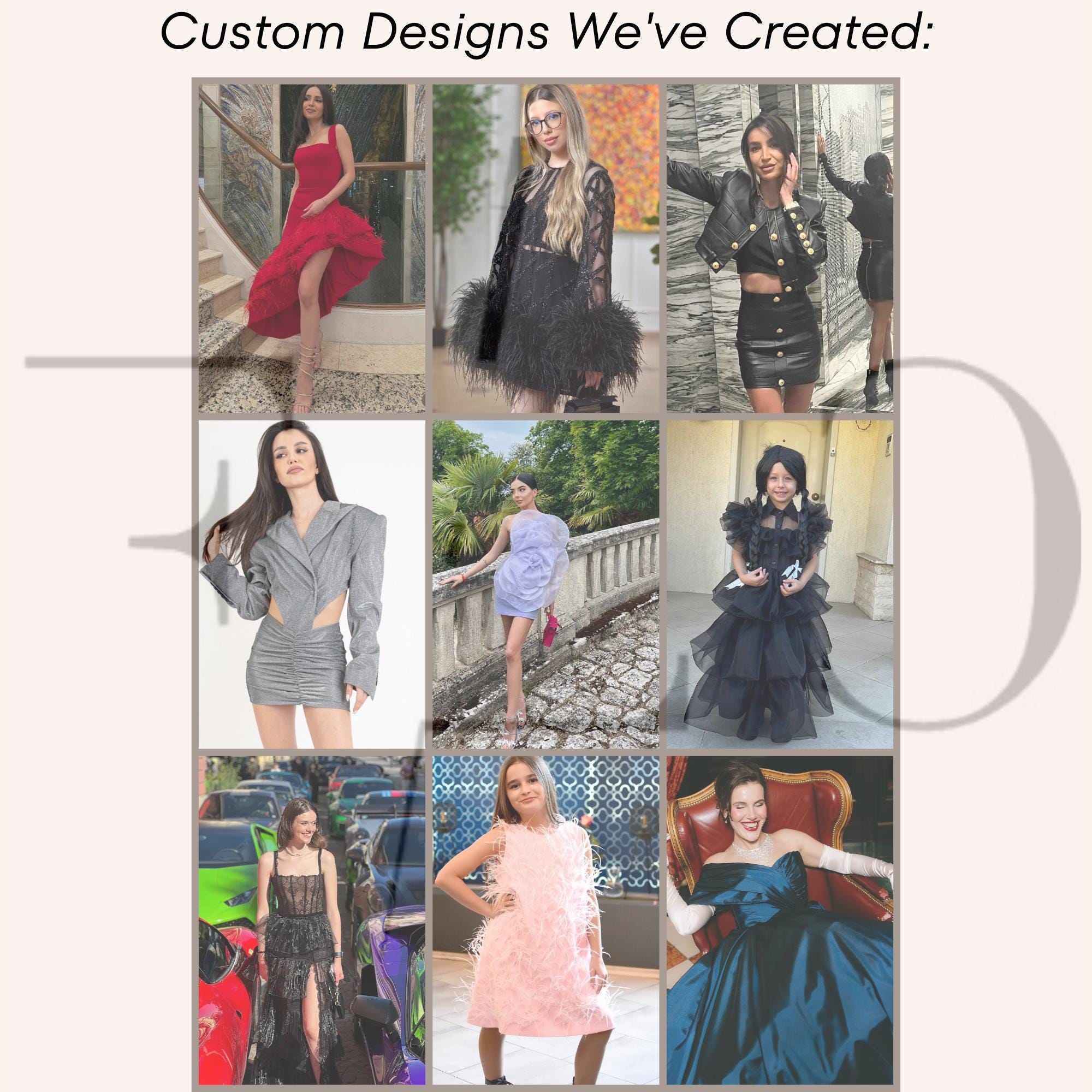 Custom Patterns Available Custom Sewing Pattern: From Your Design or Photo (digital or Paper)/f1 ...