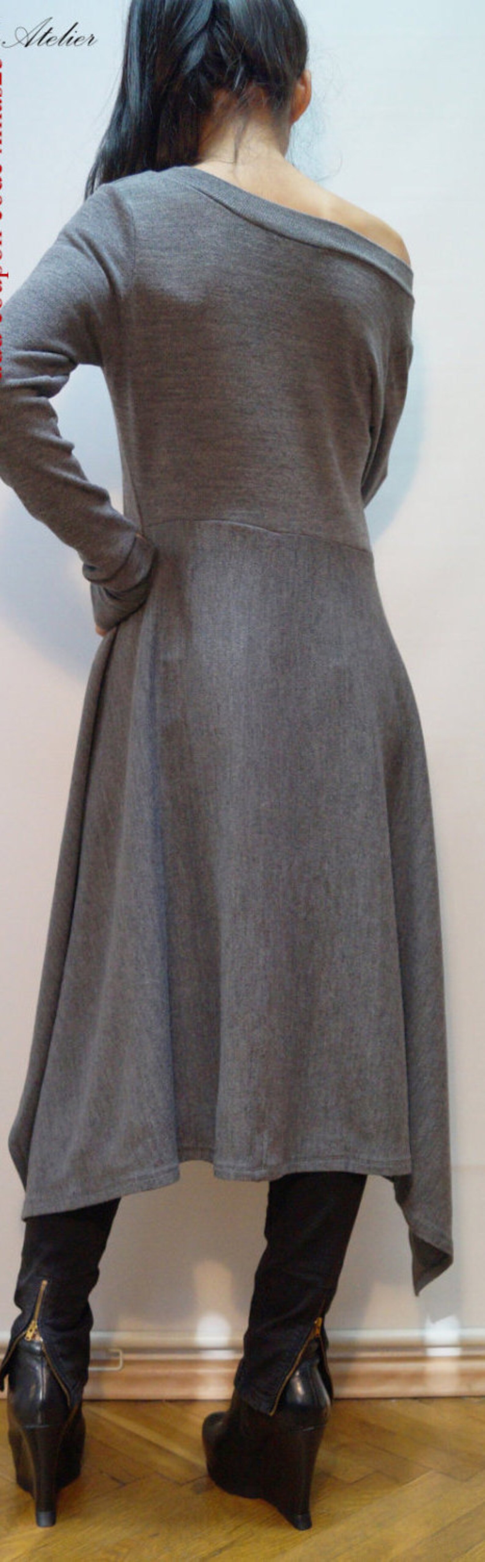 GV Asymertrical Oversized Sweater Dress main image 1